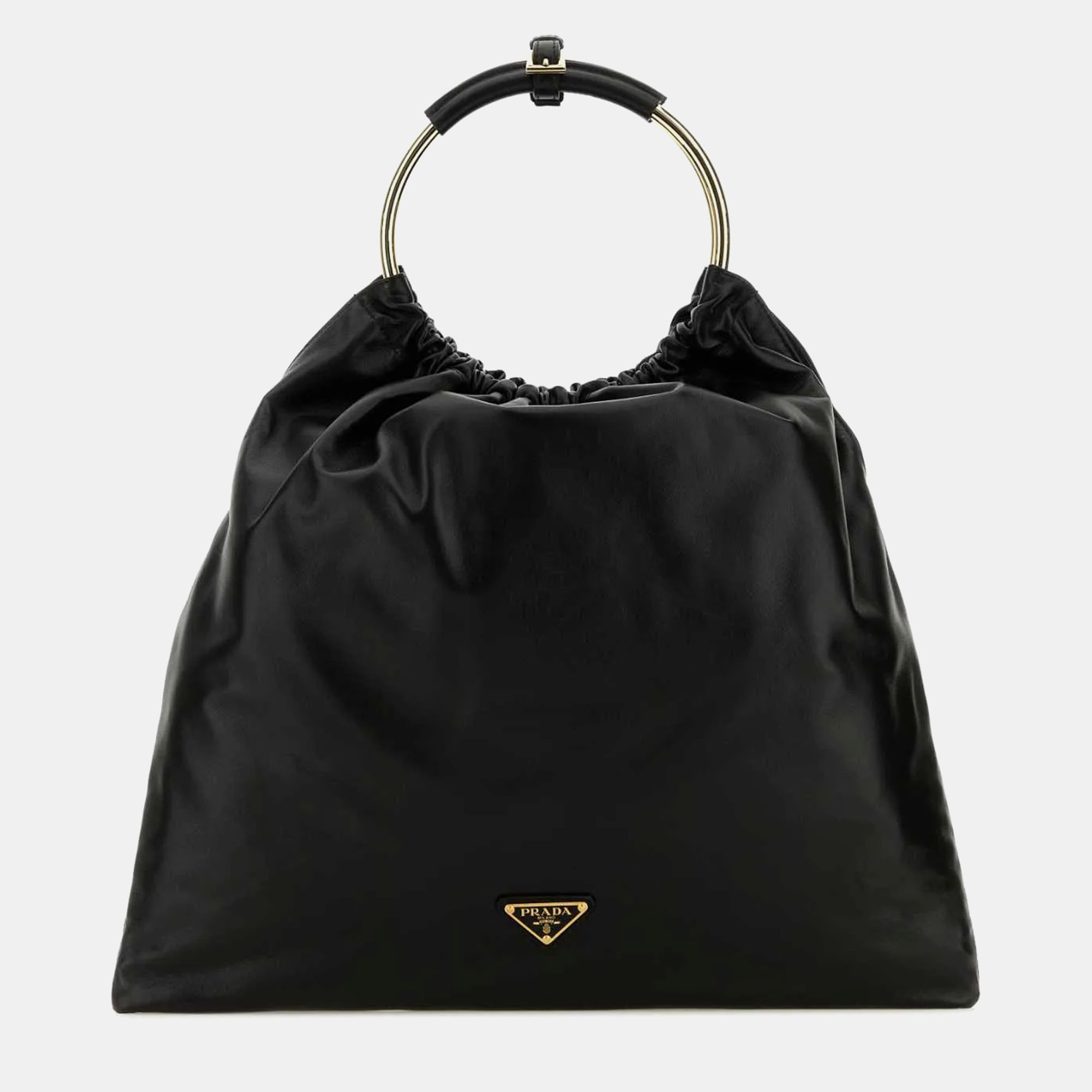 

Prada Nero Black Leather Bucket Bag