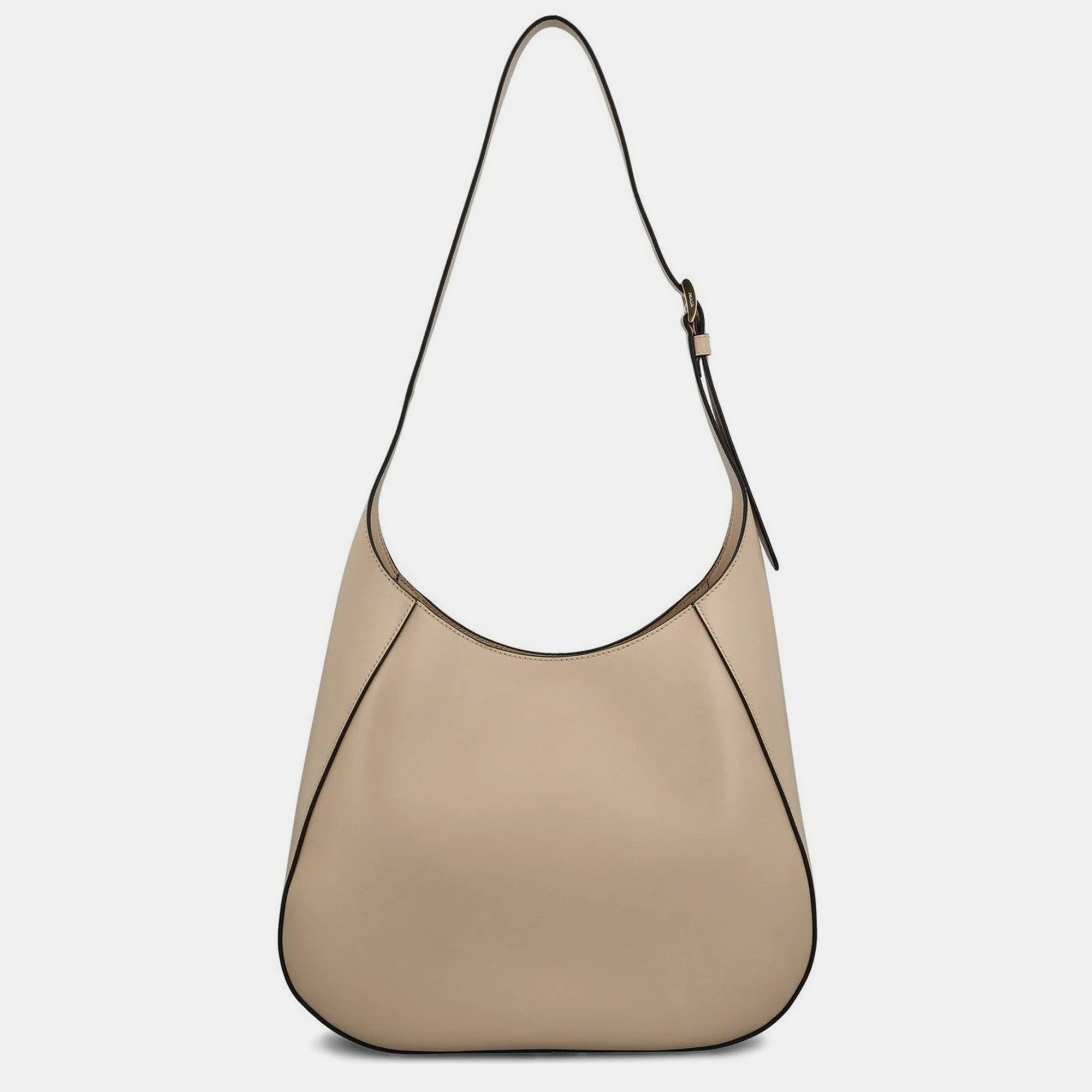 Prada Beige Leather Travertino Shoulder Bag 
