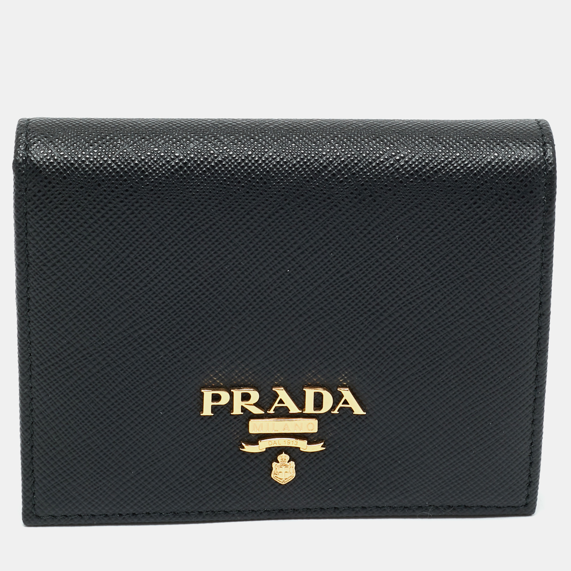 

Prada Black Saffiano Leather Bifold Wallet