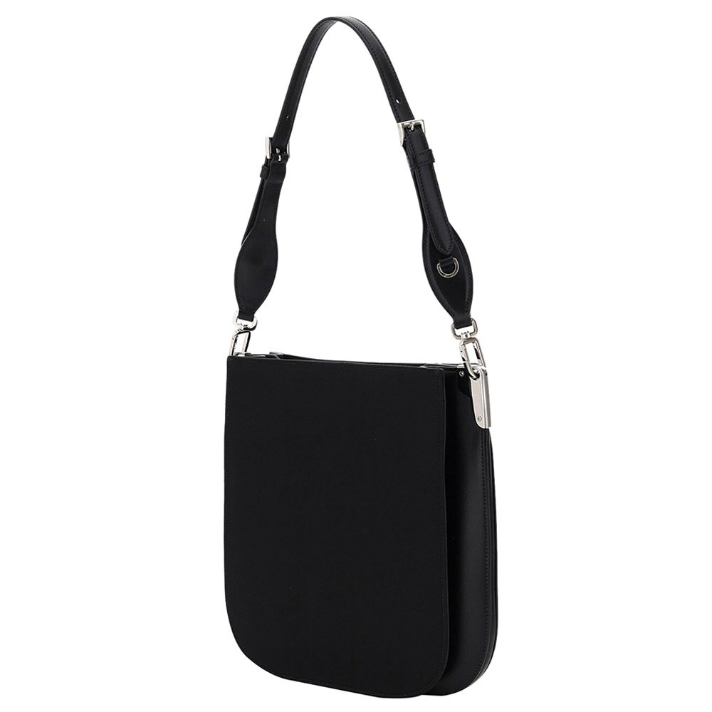 

Prada Black Leather Margit Shoulder Bag