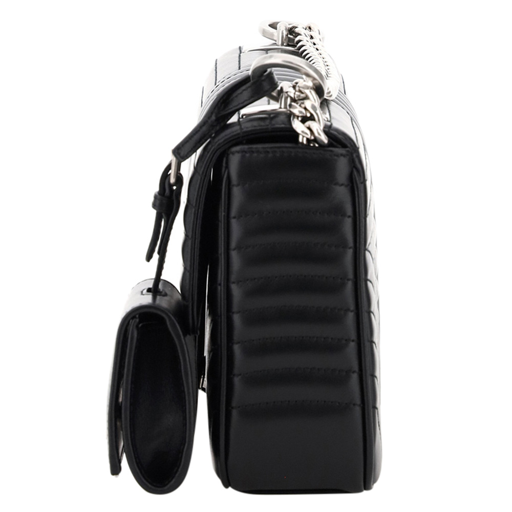 

Prada Black Leather Diagramme Medium Bag