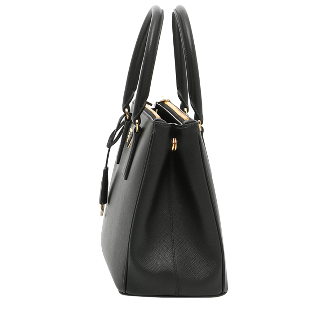 

Prada Black Saffiano Lux Leather Galleria Small Bag