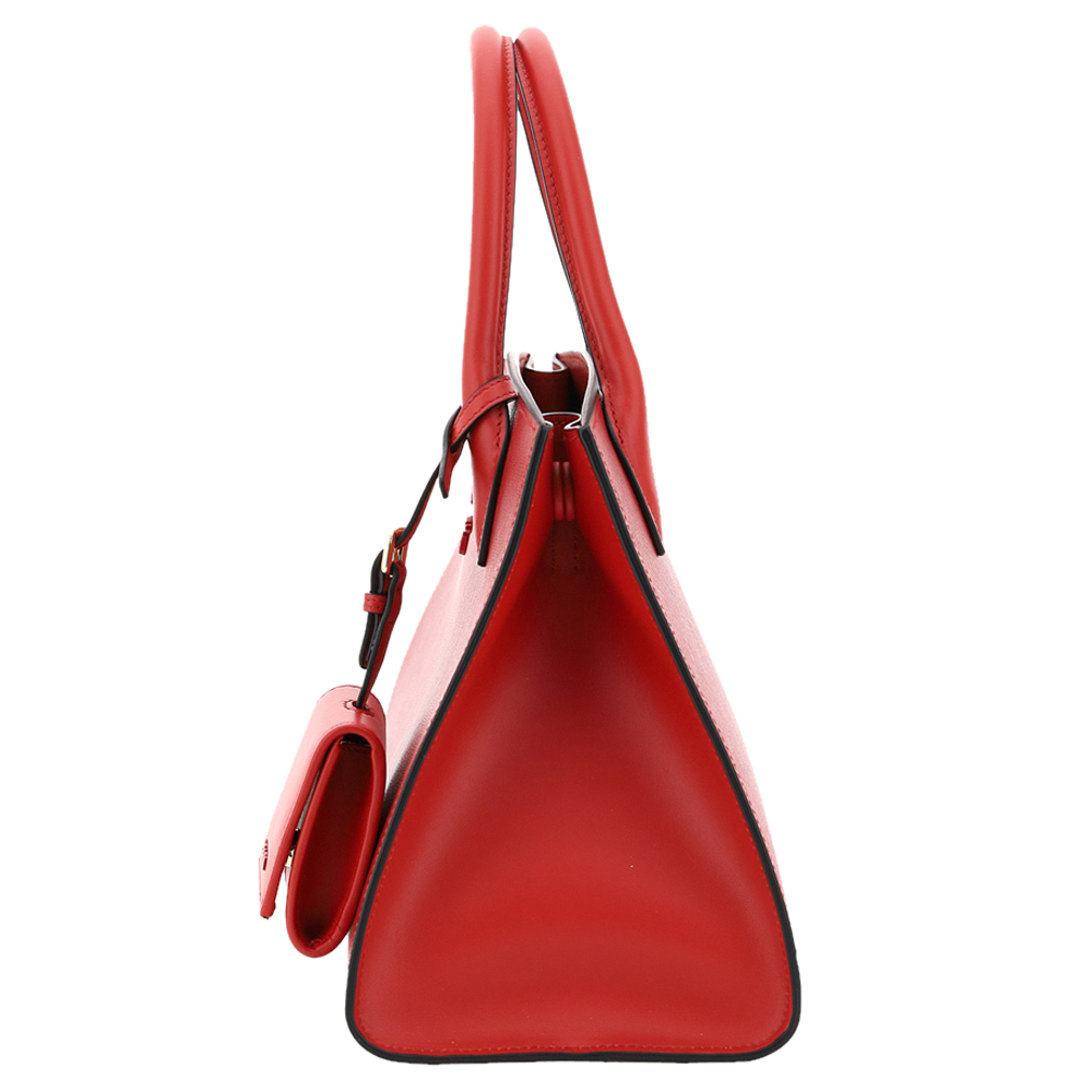 

Prada Red Saffiano Leather Monochrome Small Bag
