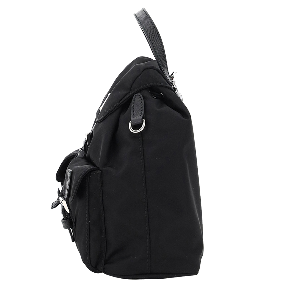 

Prada Black Nylon Backpack Mini Bag