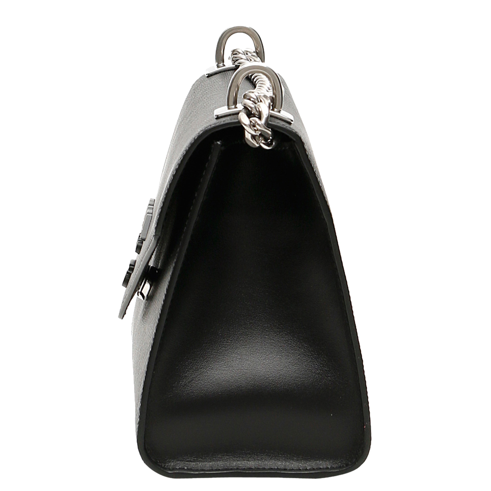 

Prada Black Leather Monochrome Bag