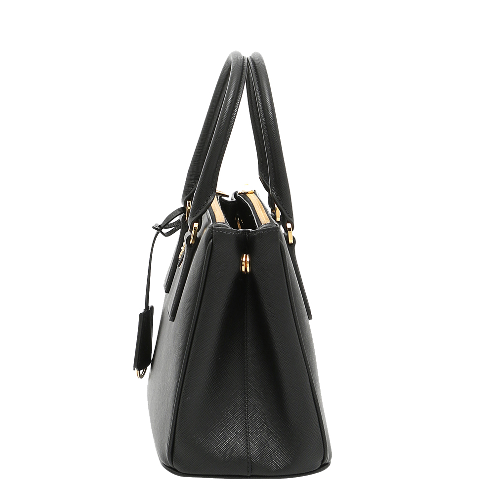 

Prada Black Saffiano Leather Lux Galleria Mini Bag