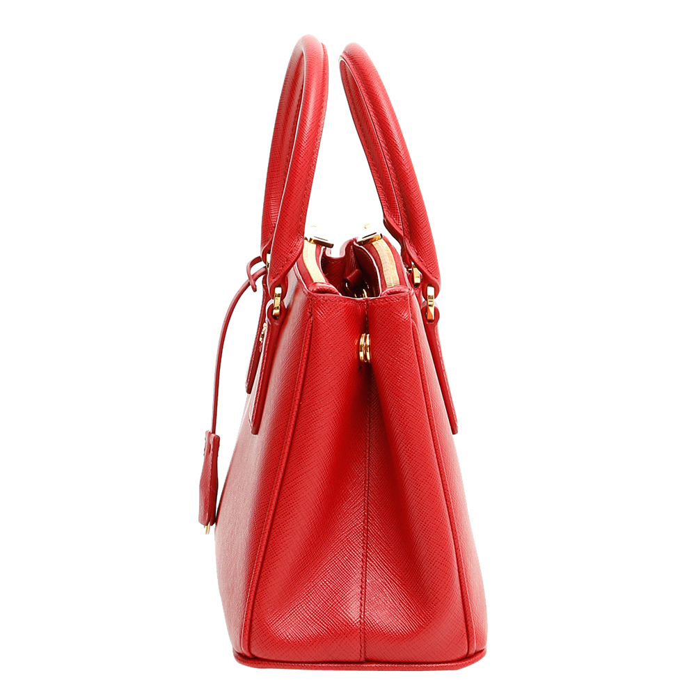 

Prada Red Saffiano Leather Lux Galleria Mini Bag