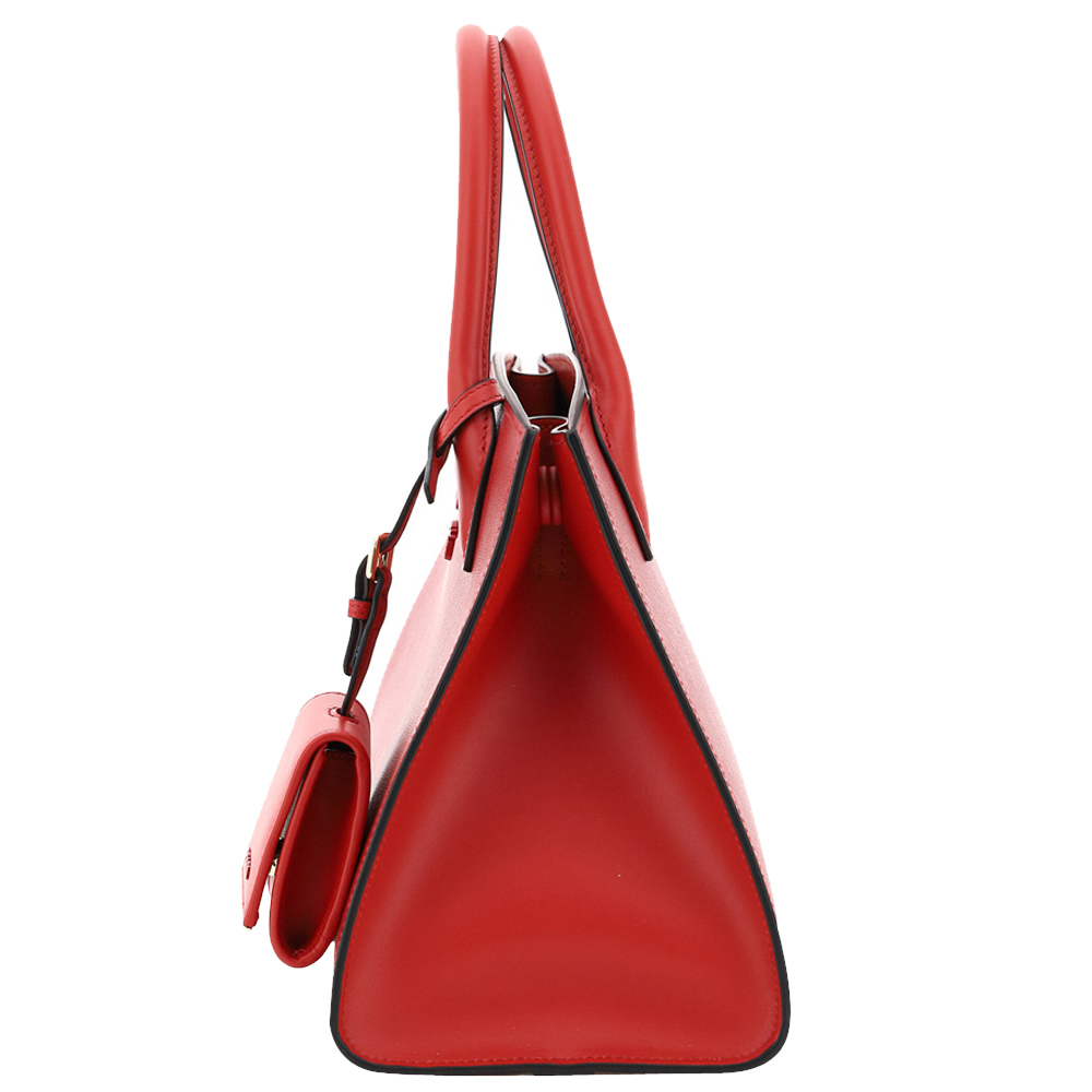 

Prada Red Saffiano Leather Monochrome Bag