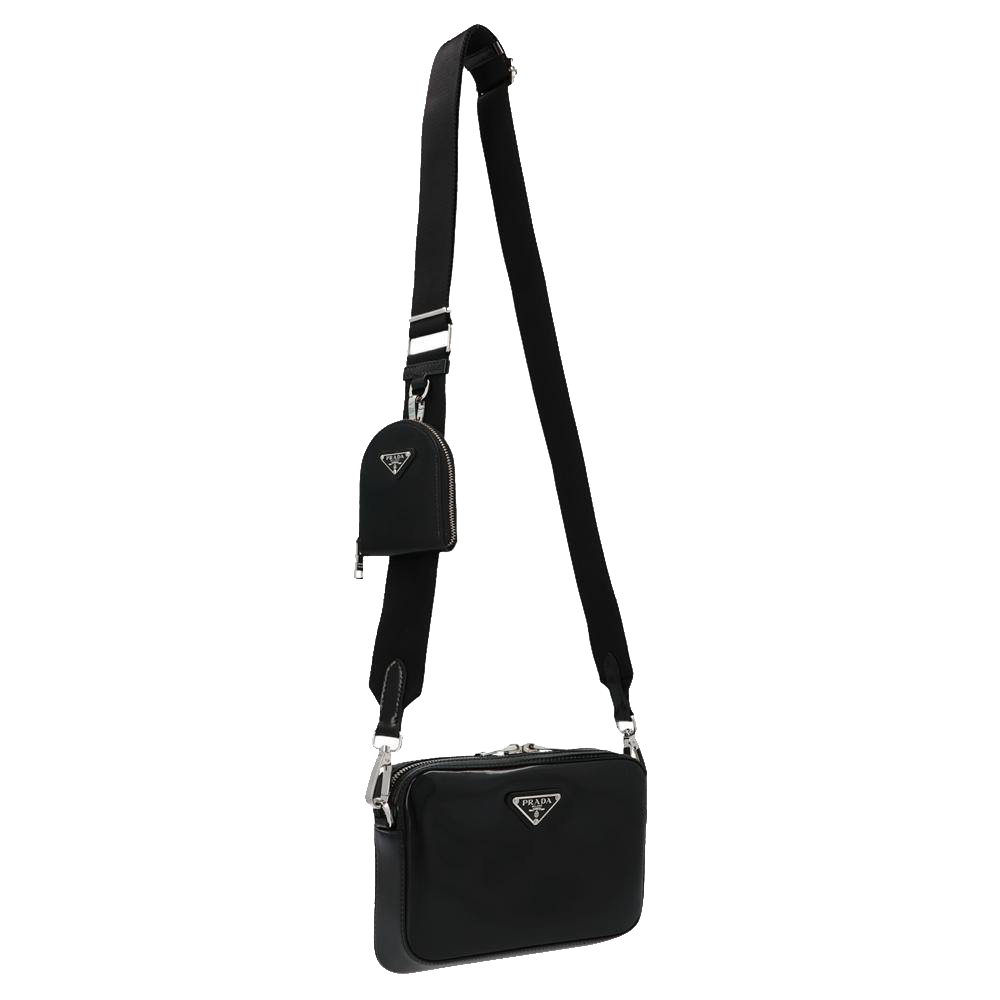 

Prada Black Leather Re-Edition Shoulder Bag
