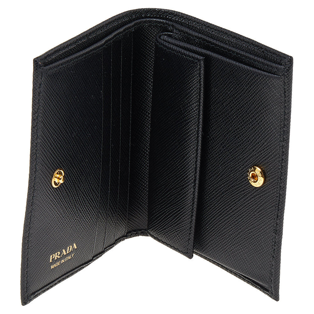 

Prada Black Saffiano Leather Bifold Wallet