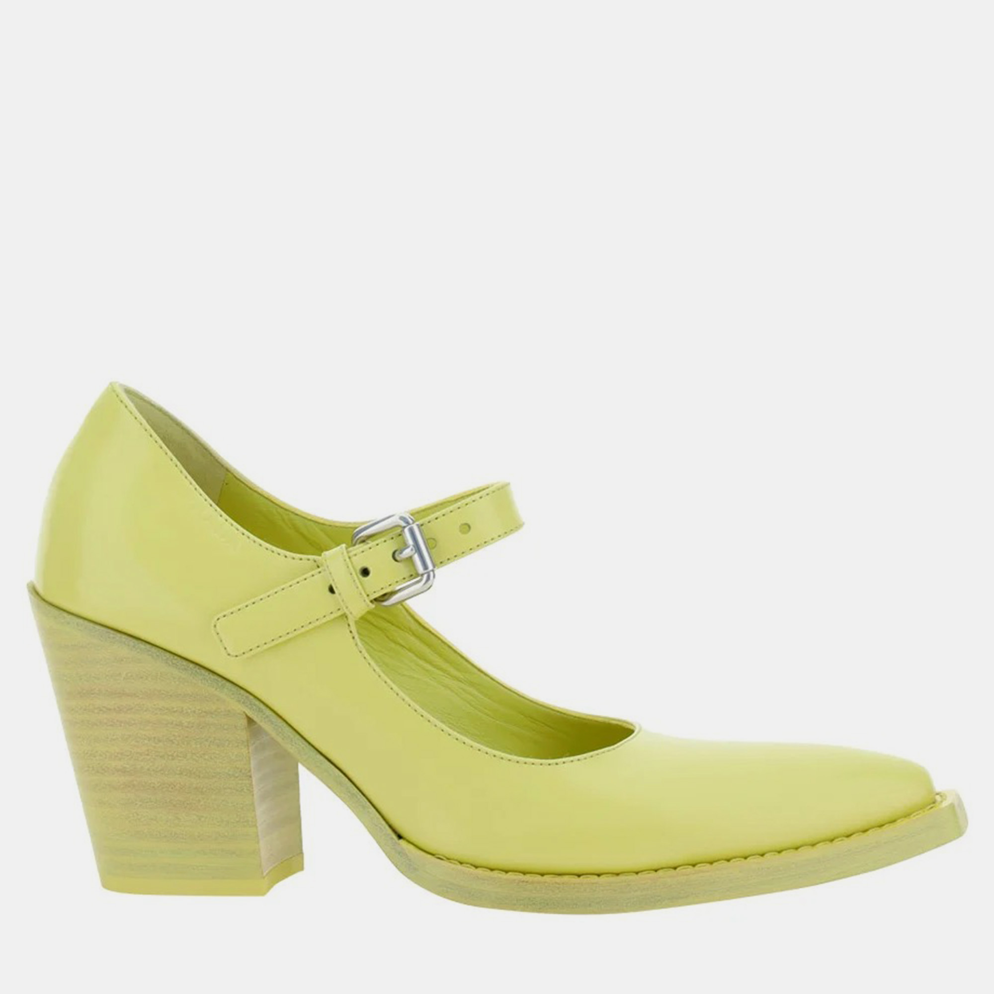 

Prada Cedro Leather Pumps Women’s IT 38, Yellow