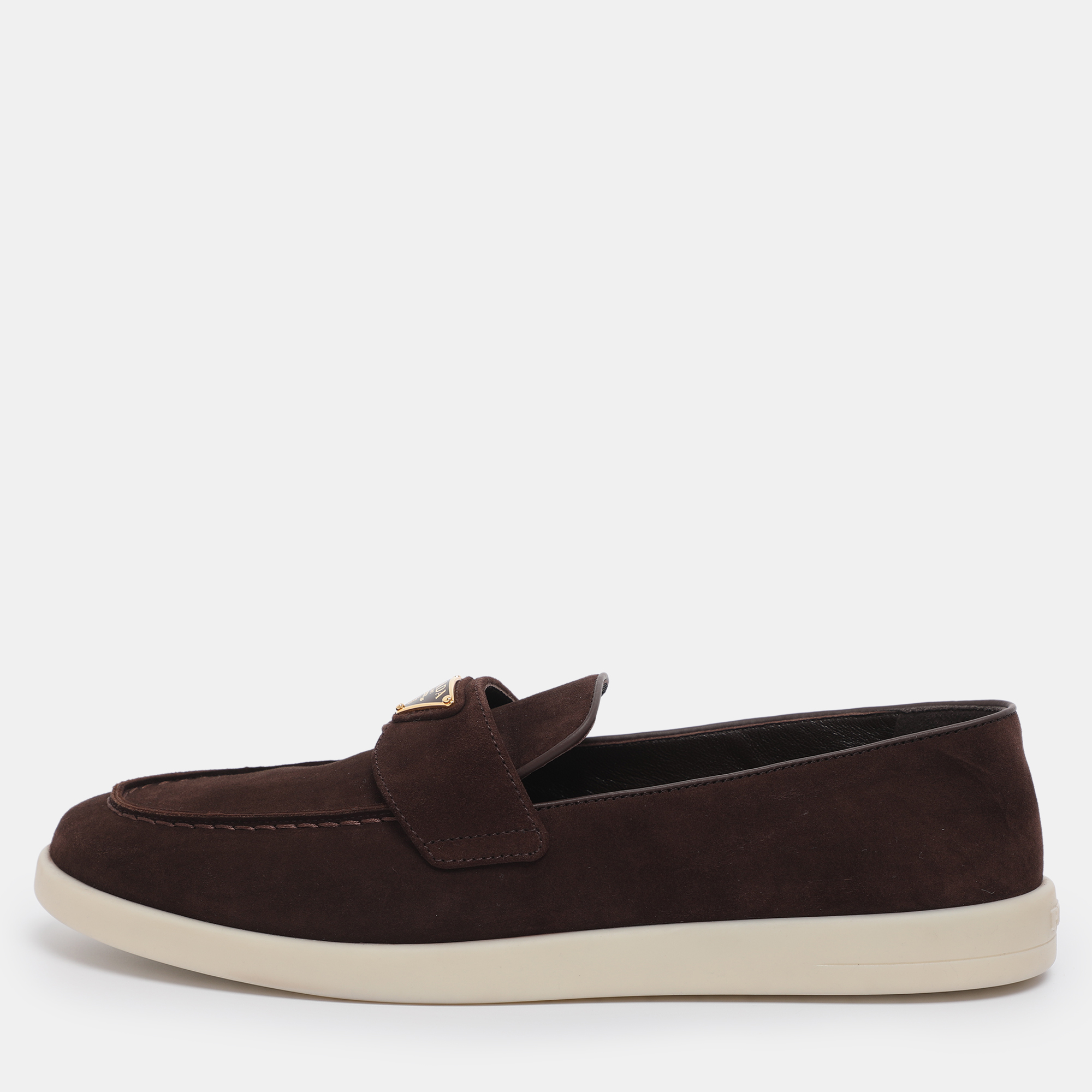 

Prada Brown Suede Loafers Size 38