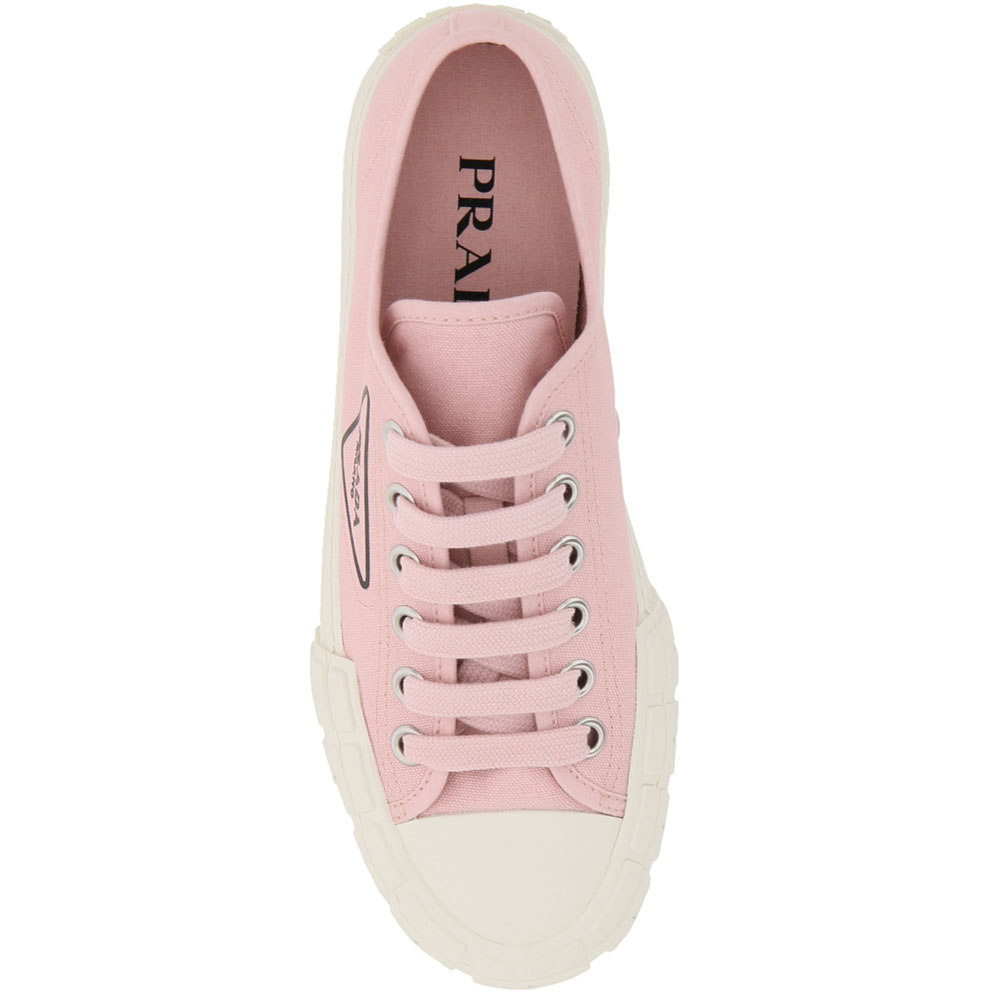 

Prada Pink Wheel Vulcanizzato Technical Fabric Sneakers Size EU