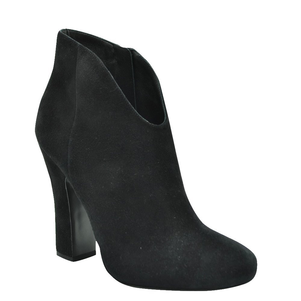 

Prada Black Suede Leather Ankle Length Booties Size EU
