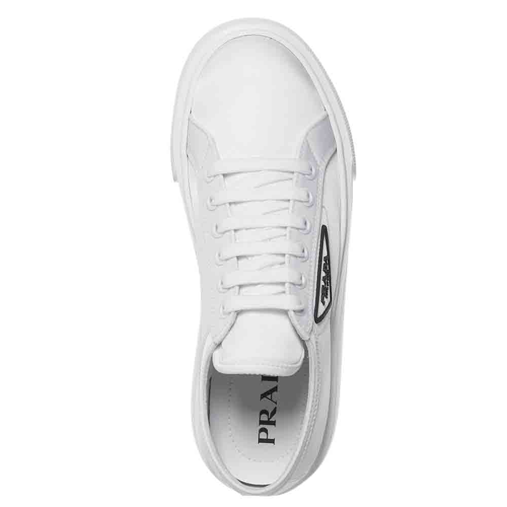 

Prada White Nylon Gabardine Sneakers Size EU