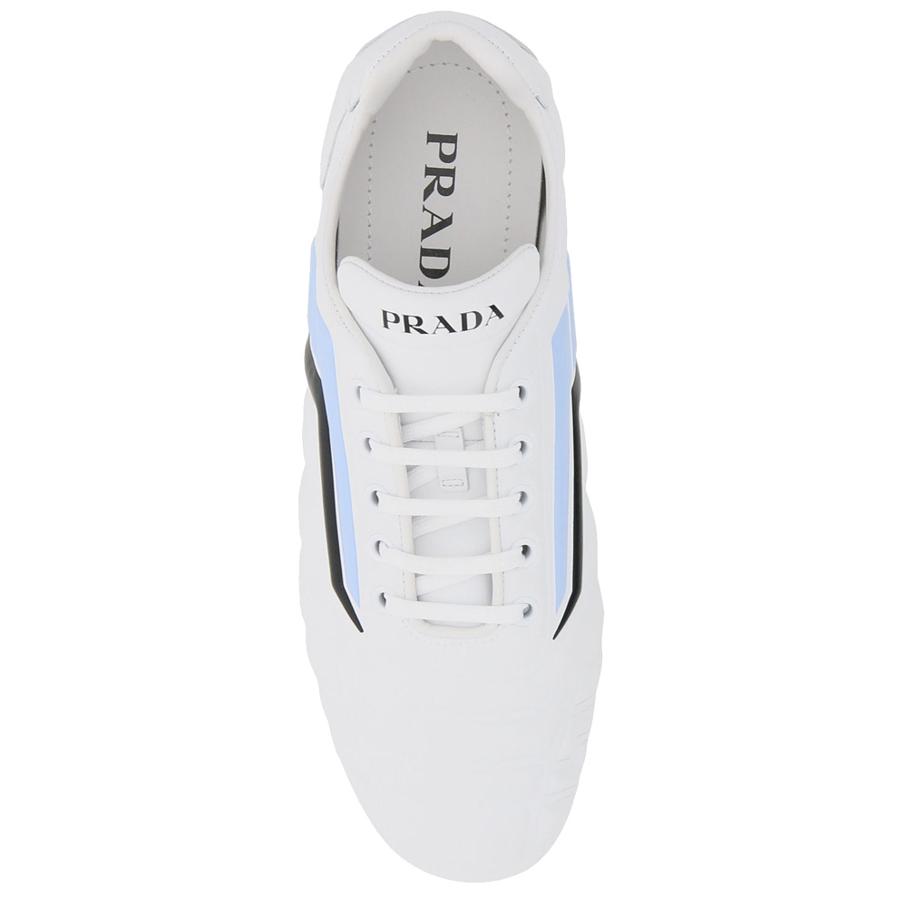 

Prada White Leather Rev Sneakers Size EU