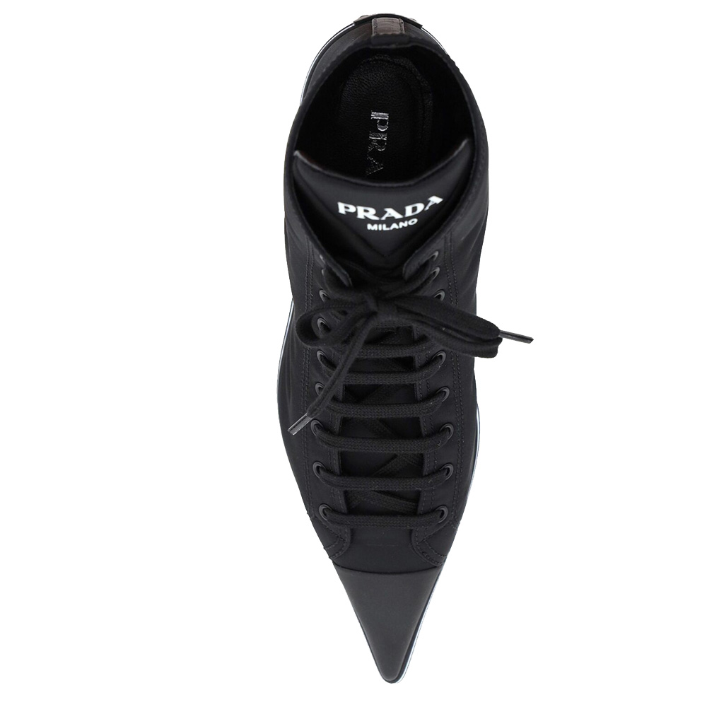 

Prada Black Synthesis High-top Sneakers Size EU