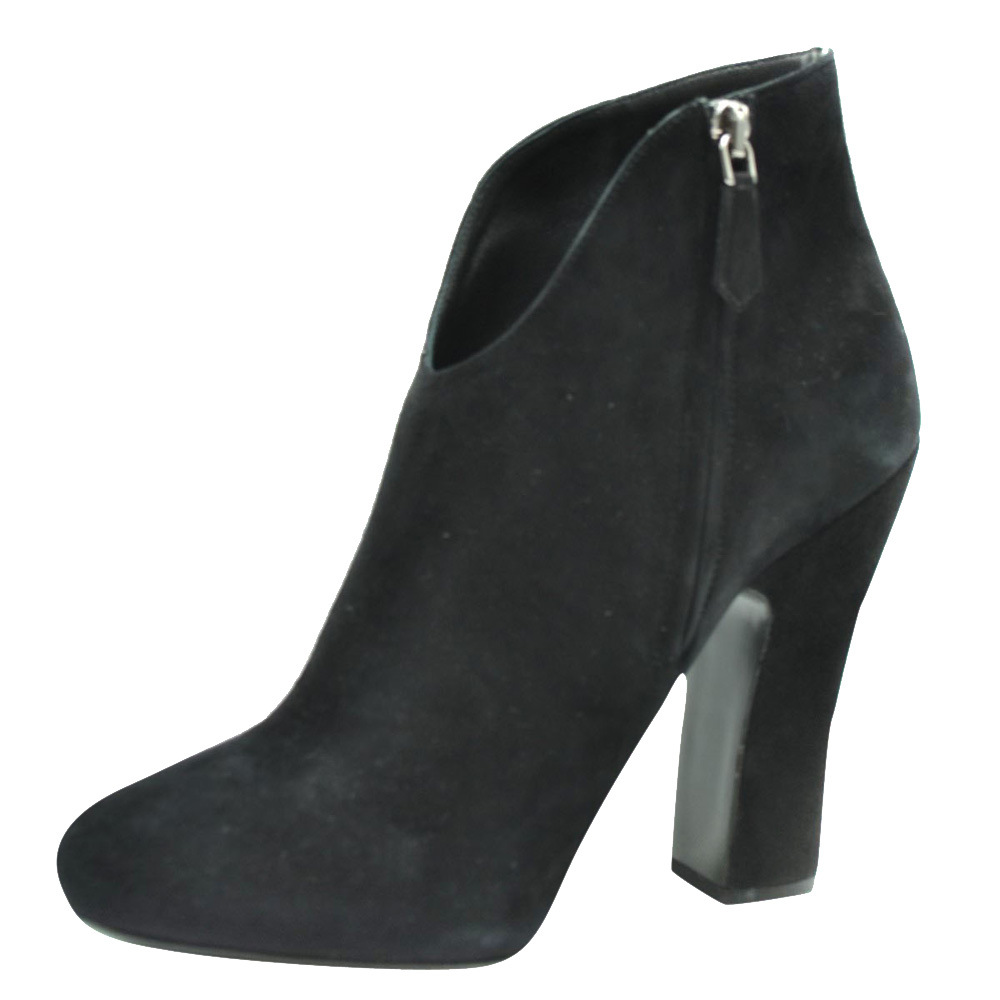 prada block heel bootie