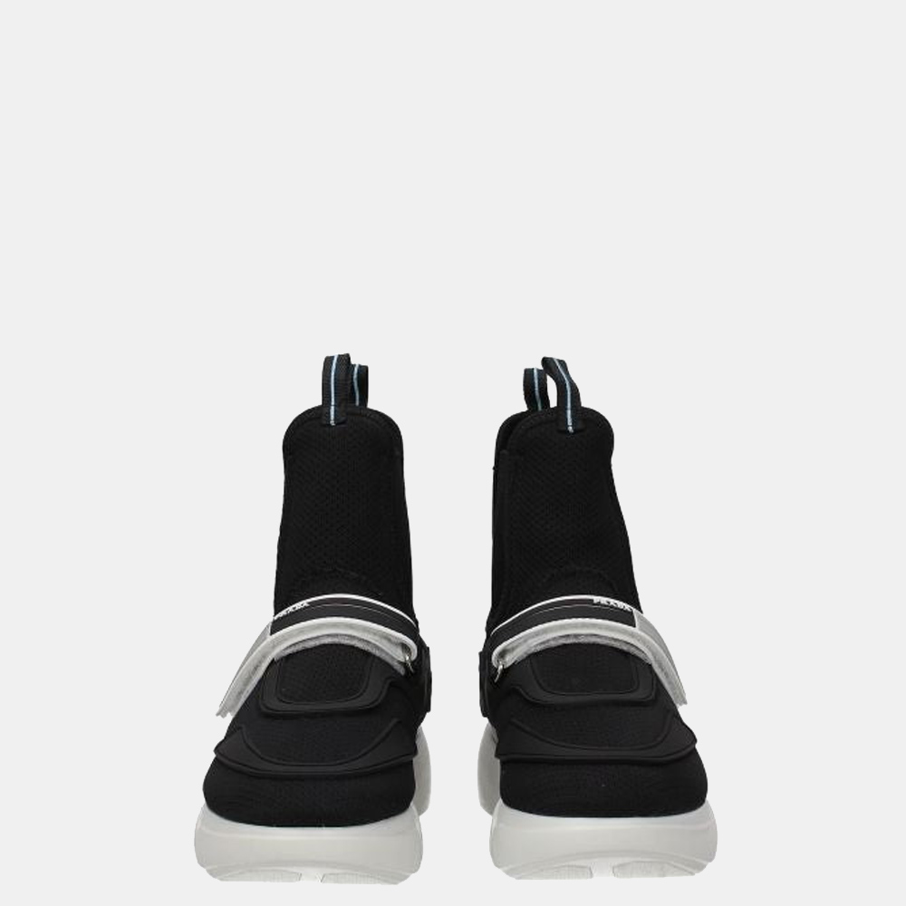 

Prada Black Sock High Top Sneakers Size US 6 EU