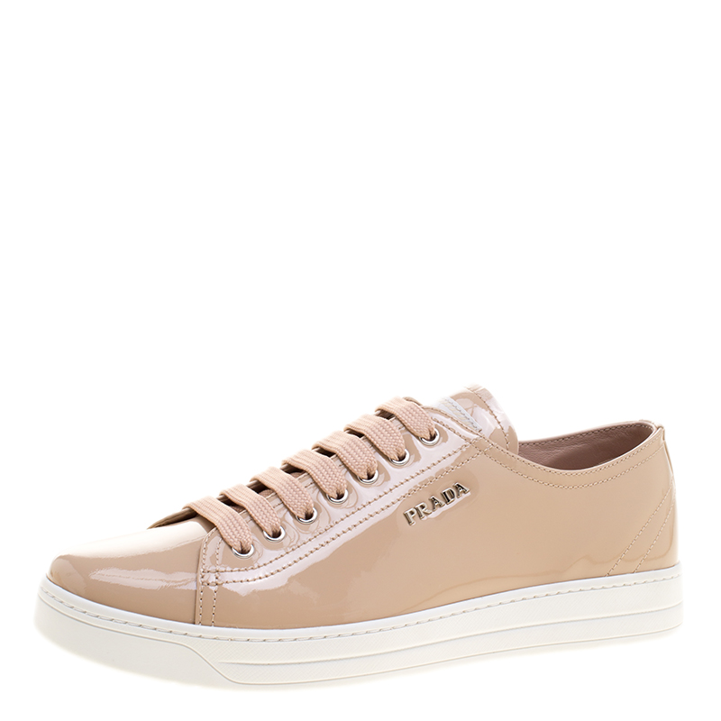 prada tan sneakers