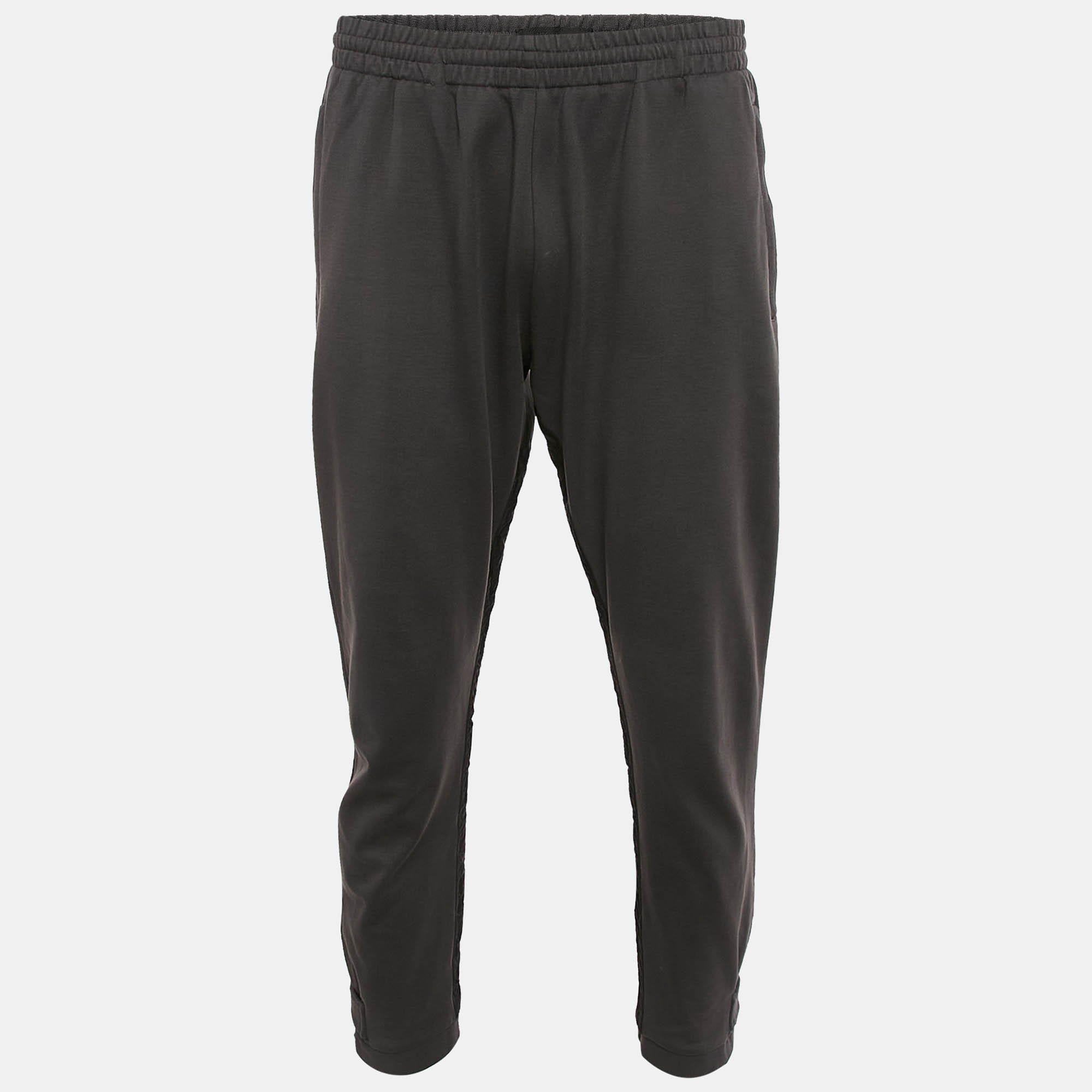 

Prada Sports Grey Jersey Track Pants L