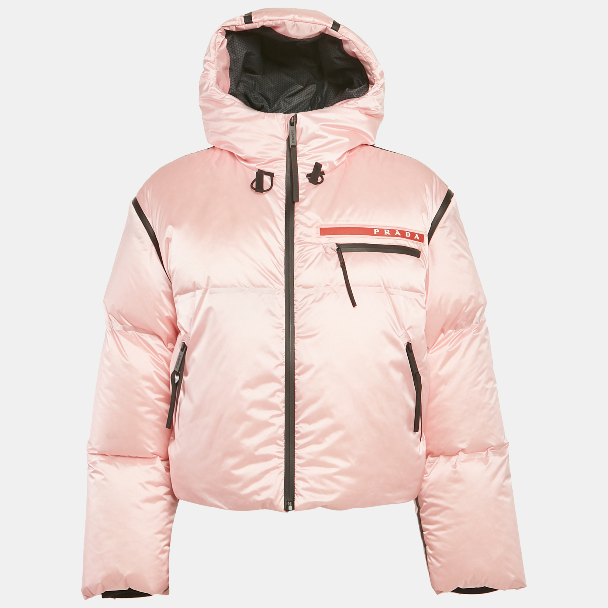 

Prada Sport Pink Nylon Down Jacket XS