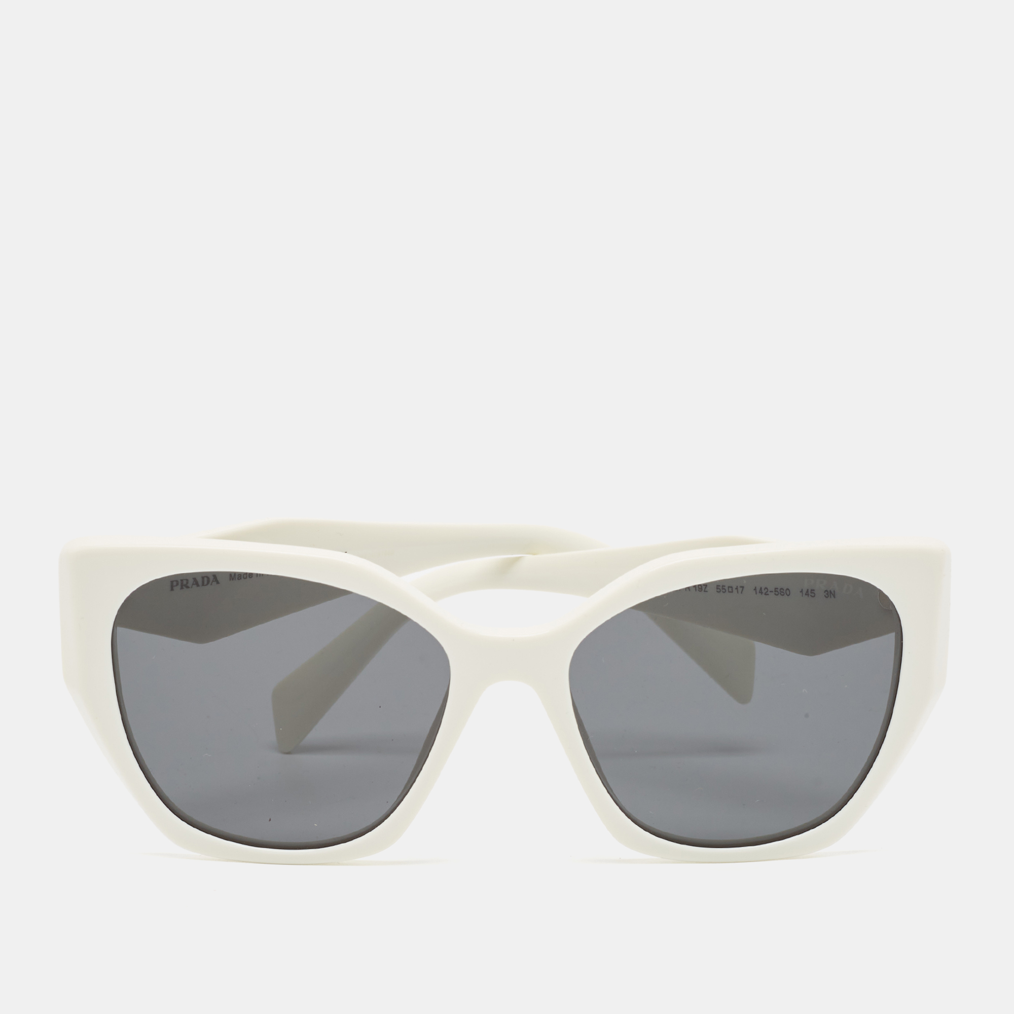 

Prada White/Black SPR 19Z Square Sunglasses