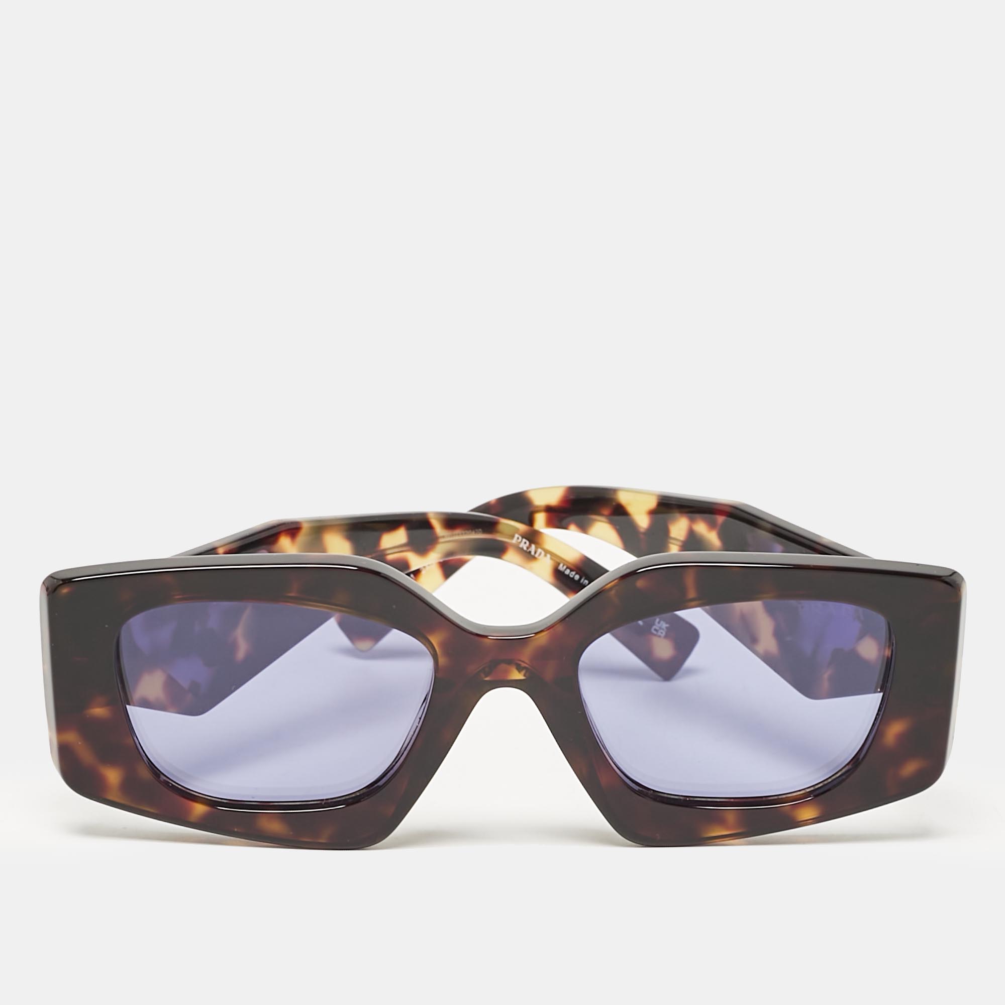 

Prada Black Tortoise Brown SPR 15Y Cat Eye Sunglasses