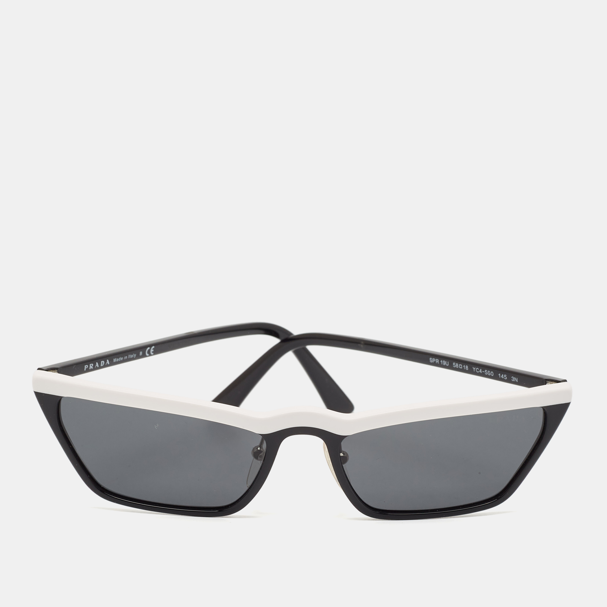 

Prada Black/White SPR 19U Cat Eye Sunglasses