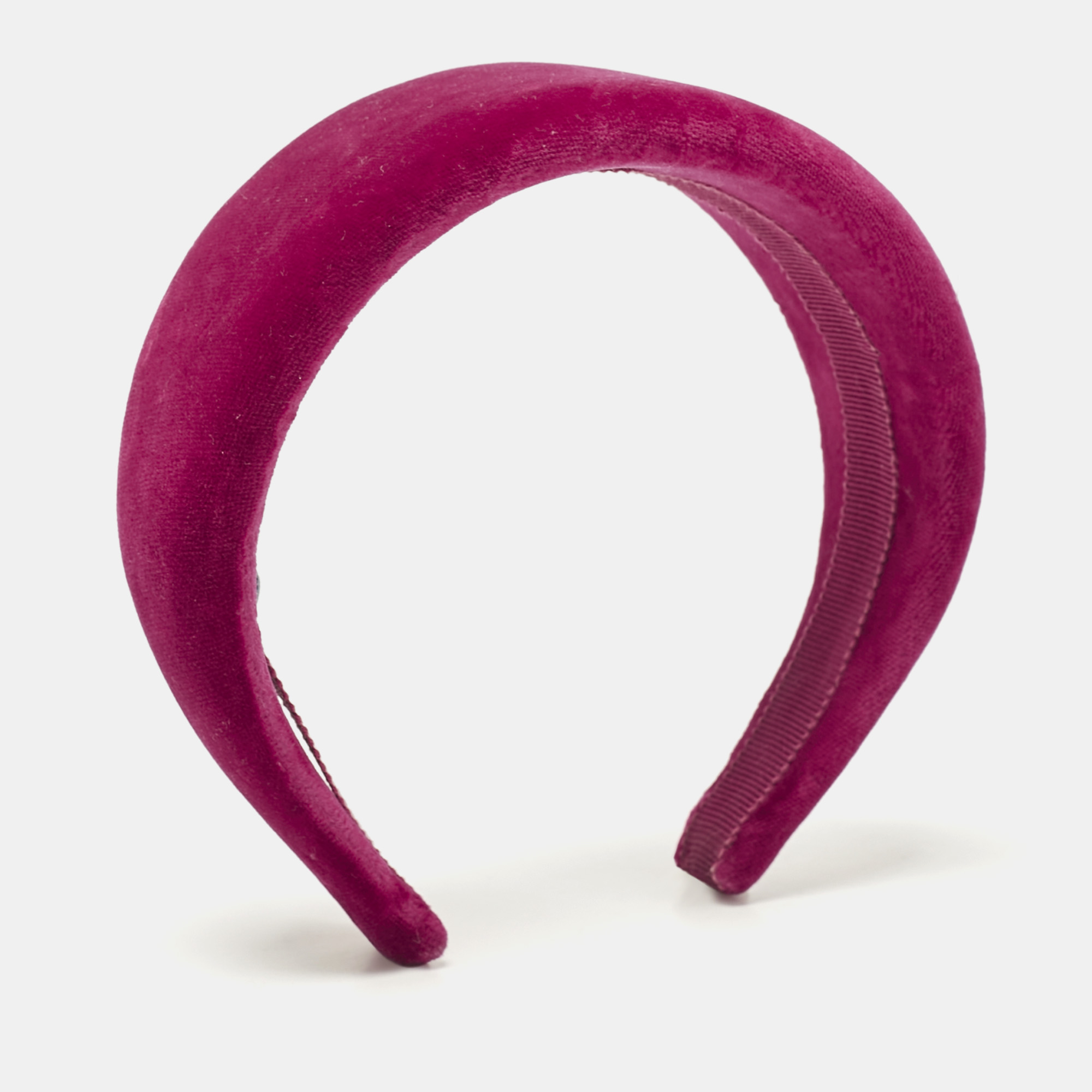 

Prada Pink Velvet Wide Headband, Black