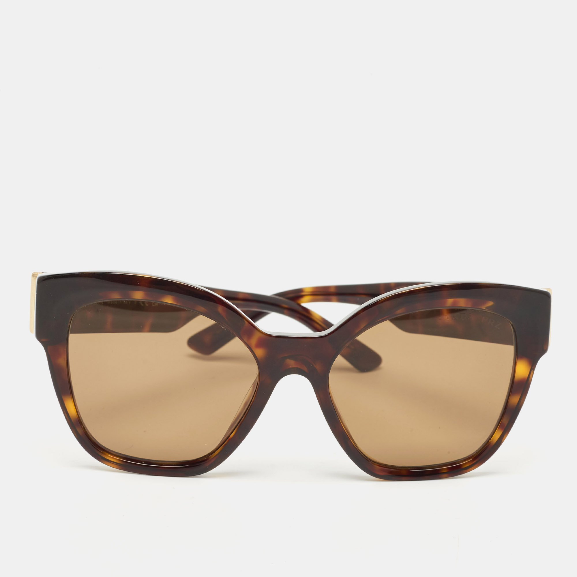 

Prada Tortoise Brown Gradient SPR 17Z Butterfly Sunglasses