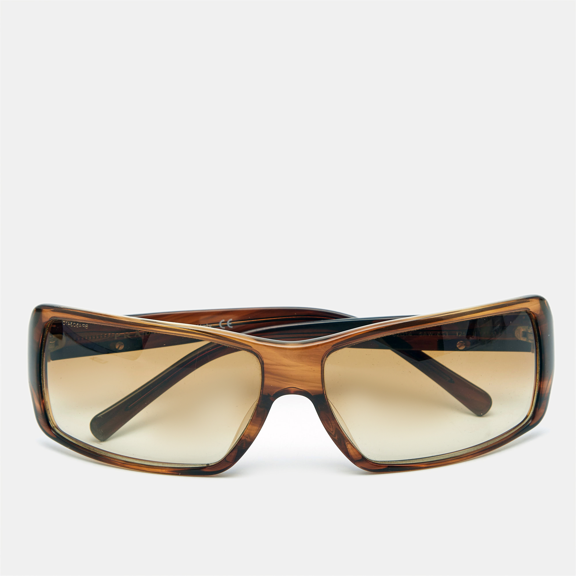 

Prada Brown Gradient SPR24G Rectangle Sunglasses