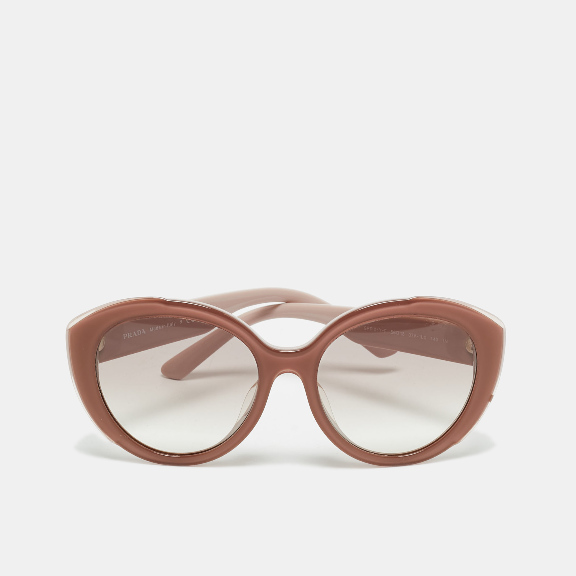 

Prada Mauve/Light Grey Gradient SPR 01Y-F Oversized Sunglasses, Purple