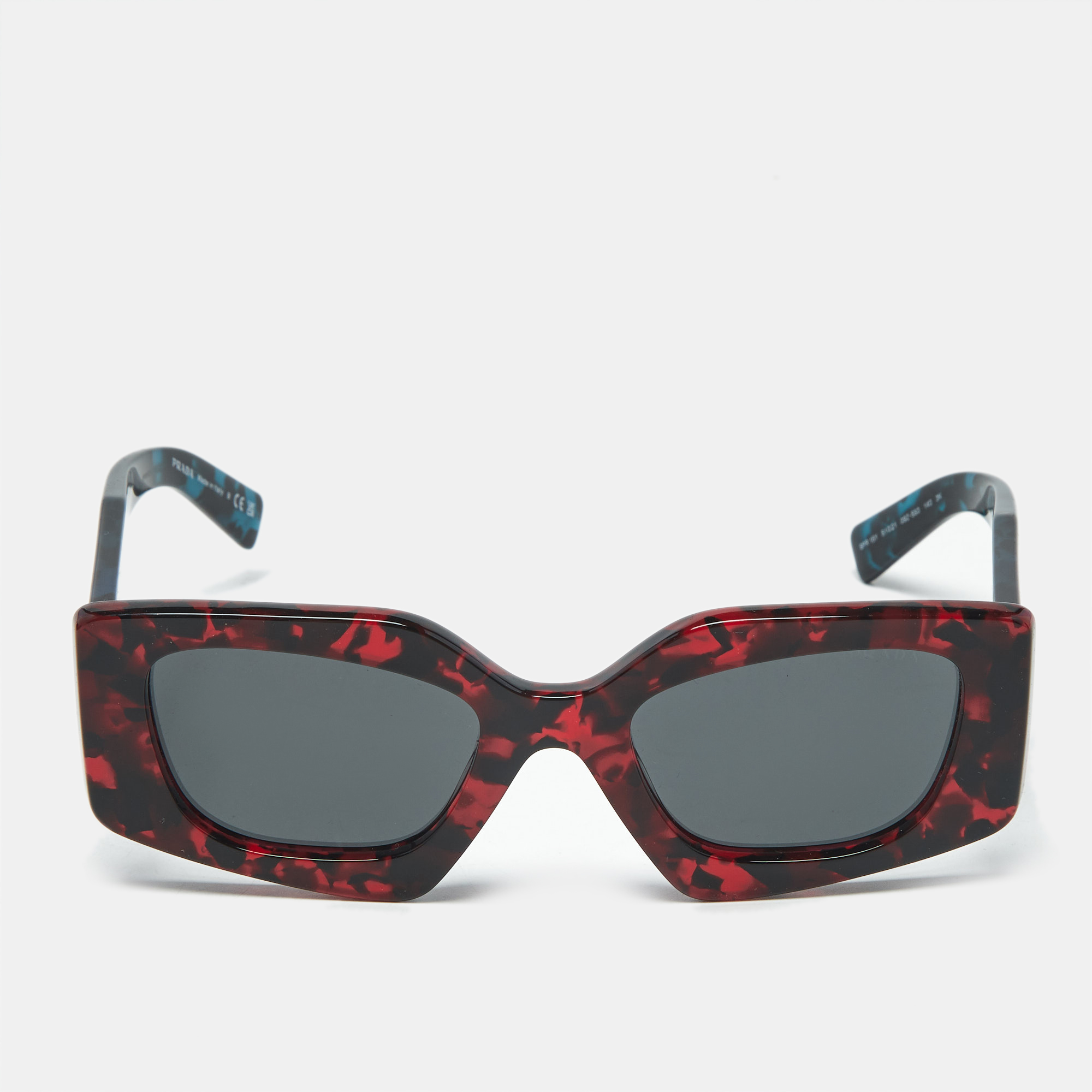 

Prada Red/Black SPR 15Y Frame Cat Eye Sunglasses