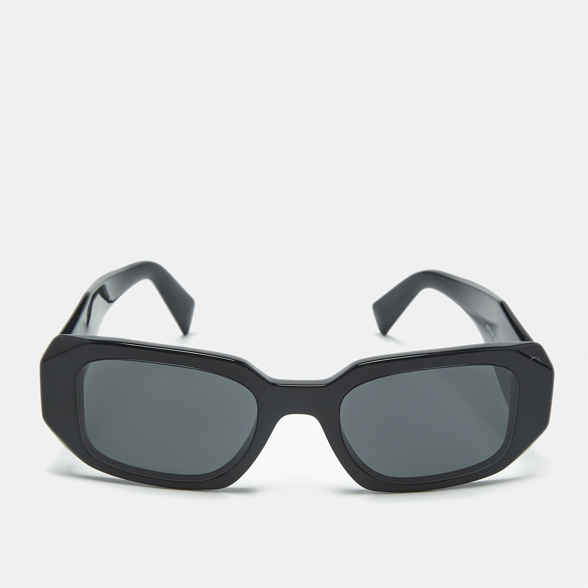 

Prada Black SPR 17W Symbole Square Sunglasses