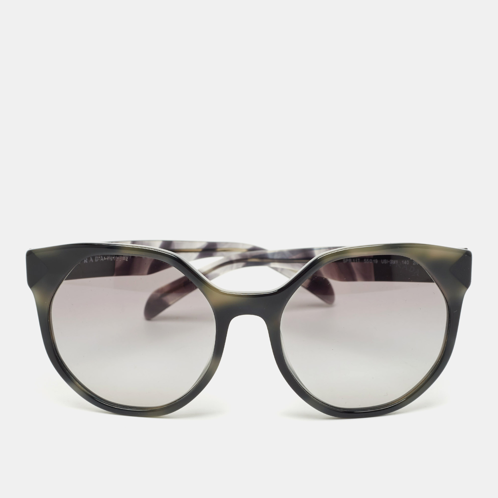 

Prada Black/Grey Gradient SPR11T Cat Eye Sunglasses