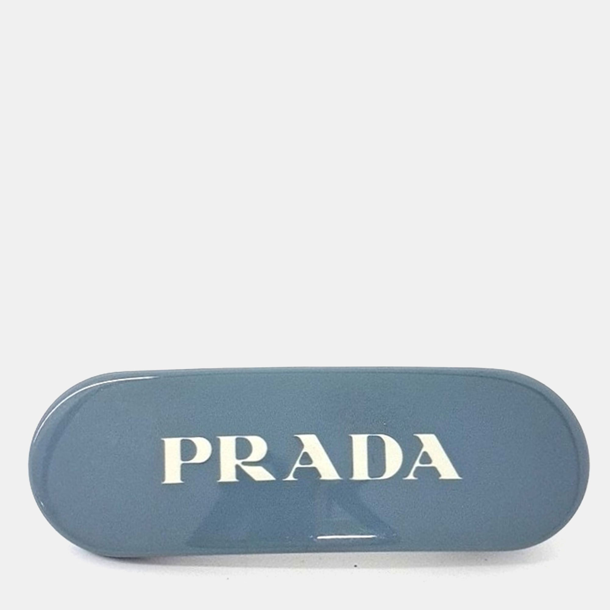 Pre-owned Prada Sky Blue Hairpin