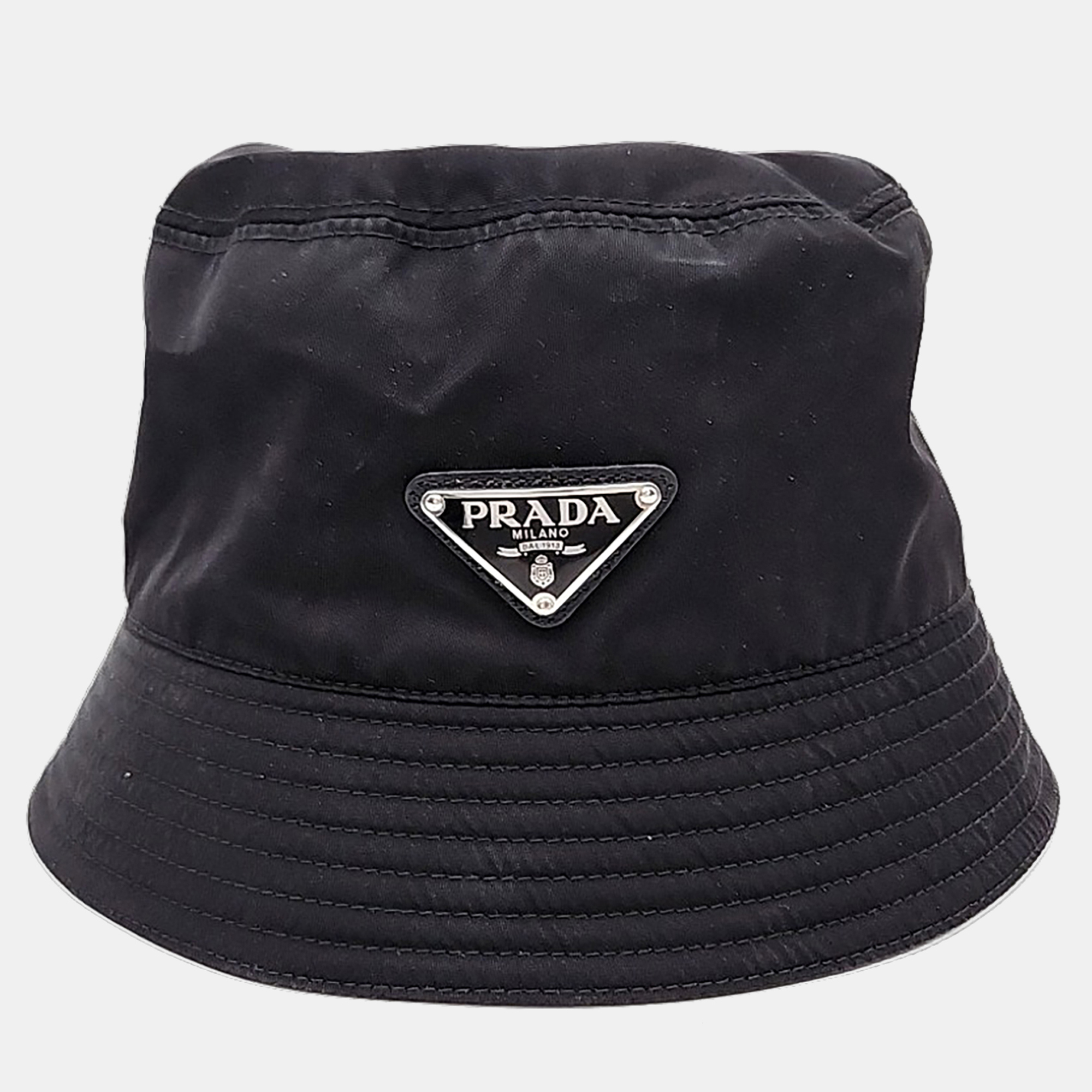 

Prada Re-Nylon Bucket Hat, Black