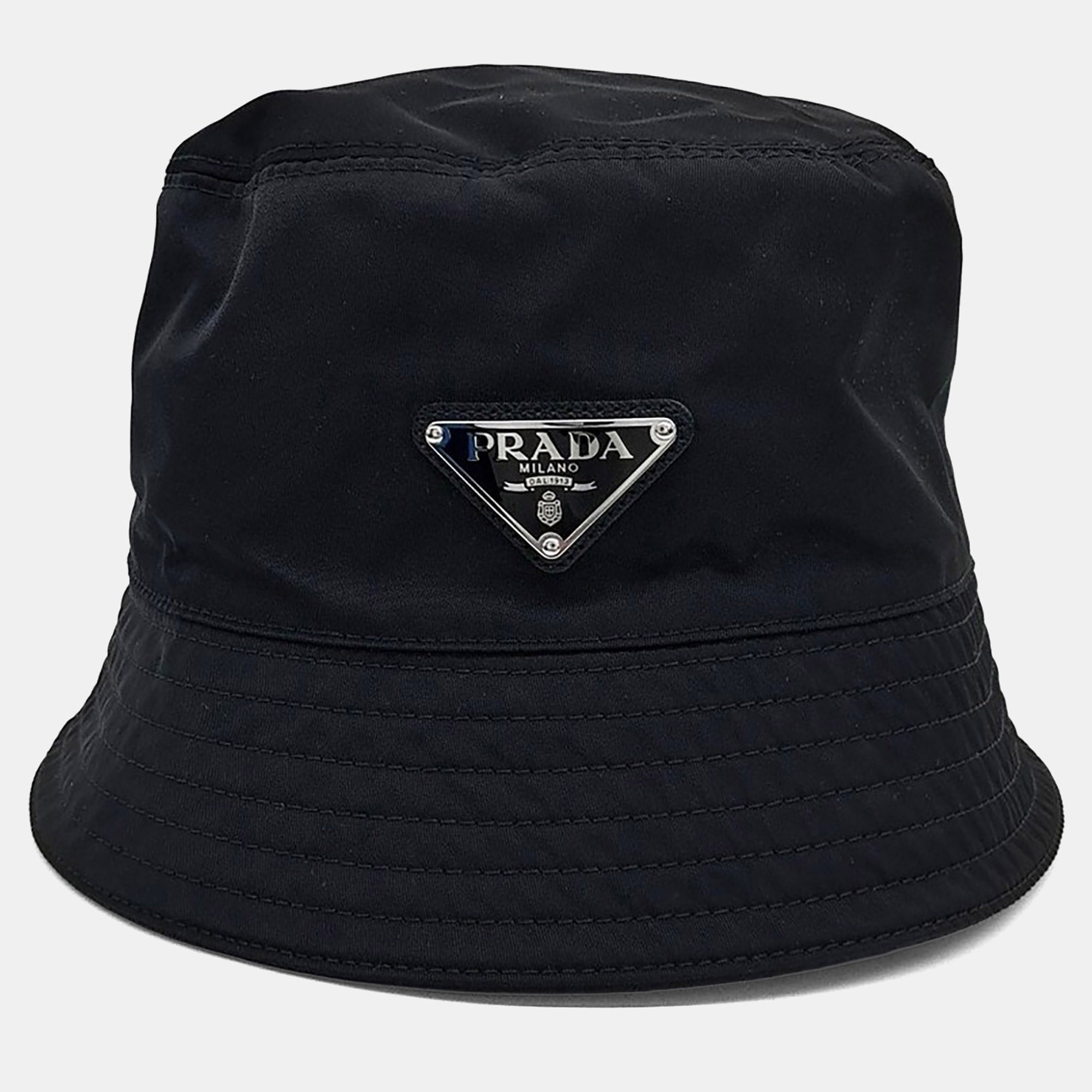

Prada Re-Nylon Bucket Hat (1HC137), Black