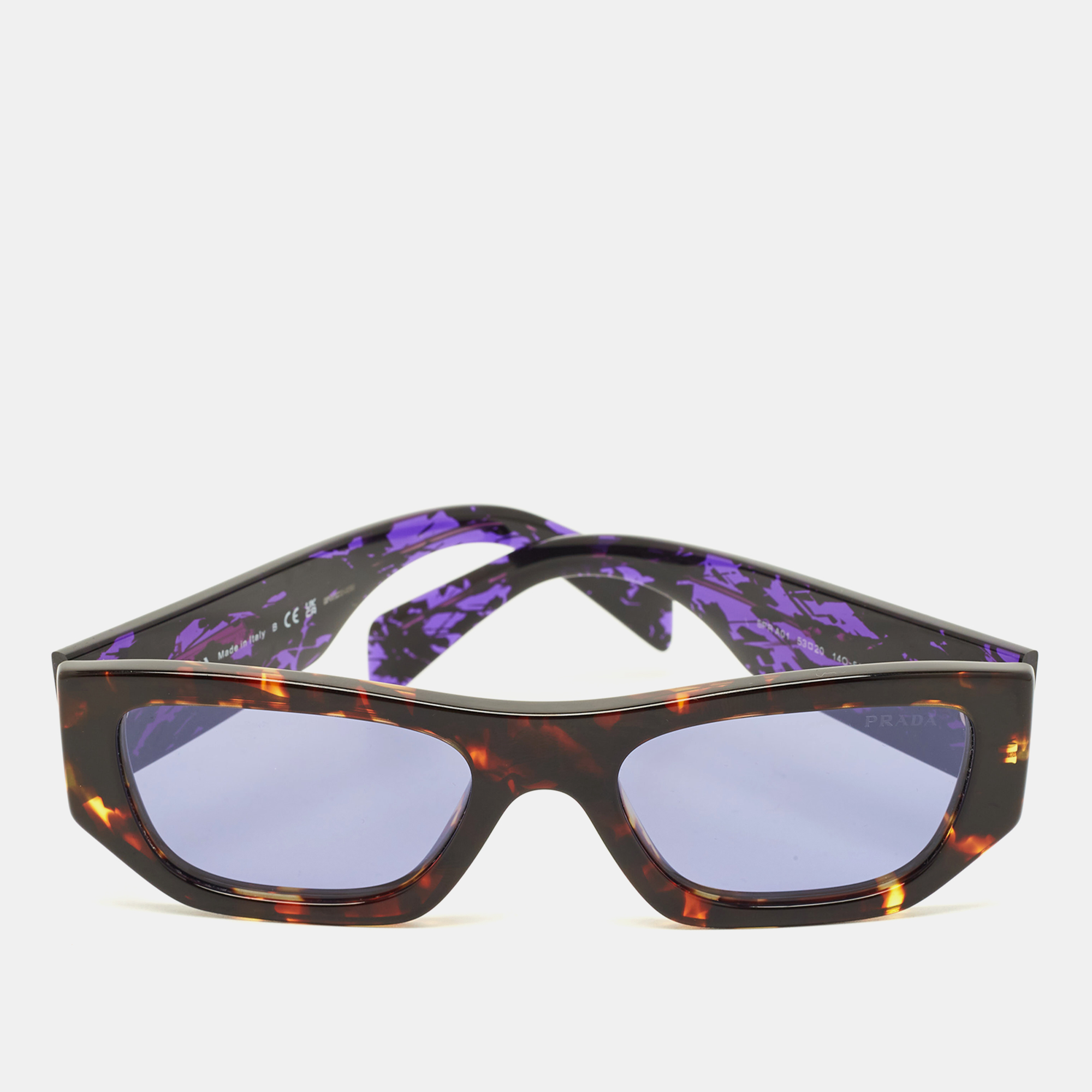 

Prada Dark Brown Tortoise SPRA01 Square Sunglasses