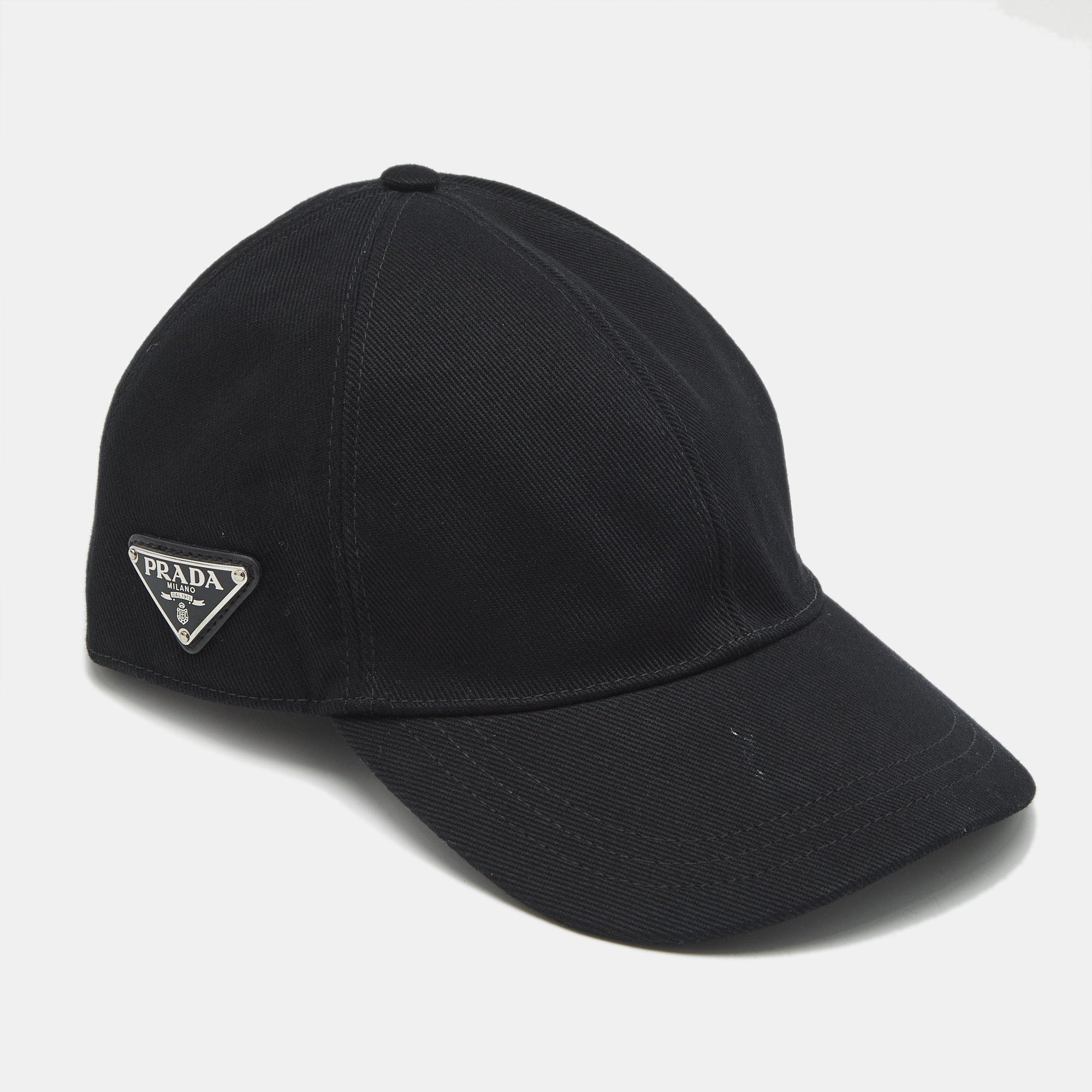 

Prada Black Cotton Baseball Cap M