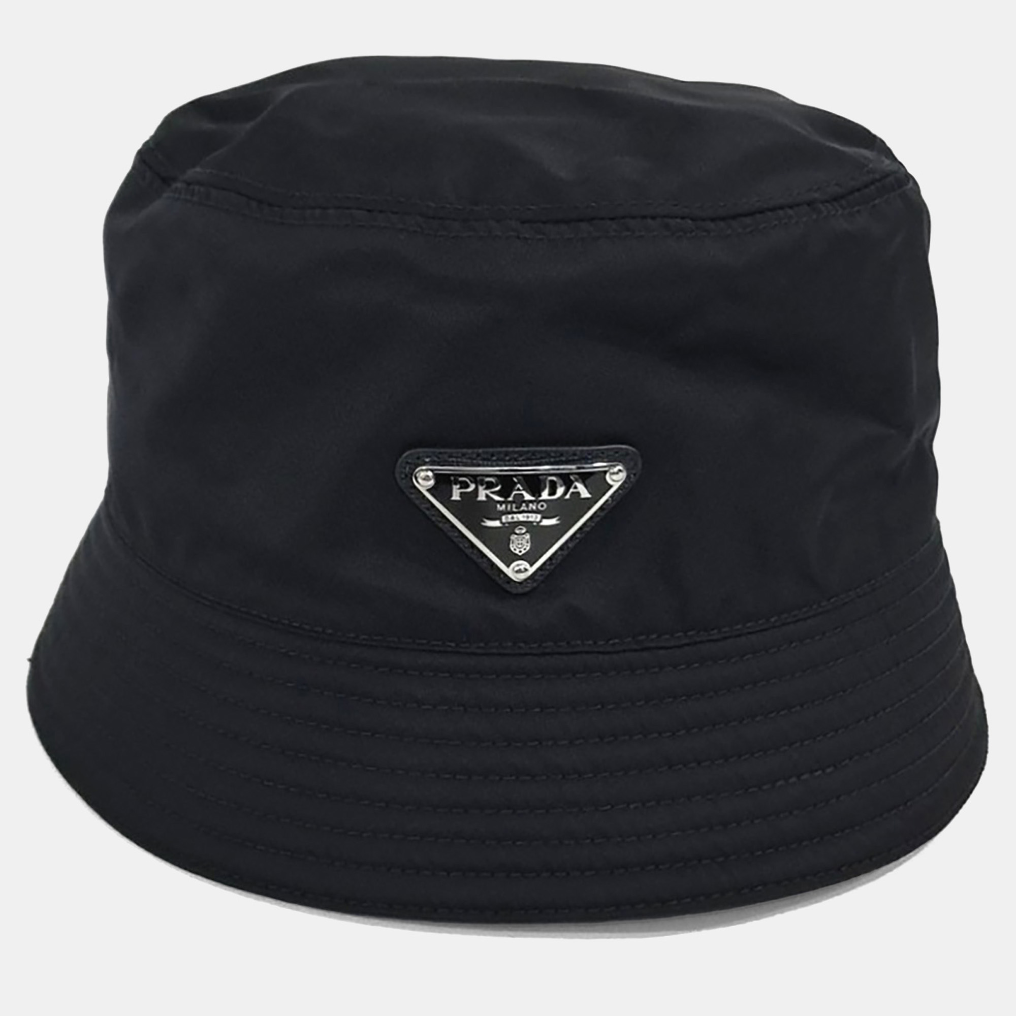 

Prada Re-Nylon Black Bucket Hat
