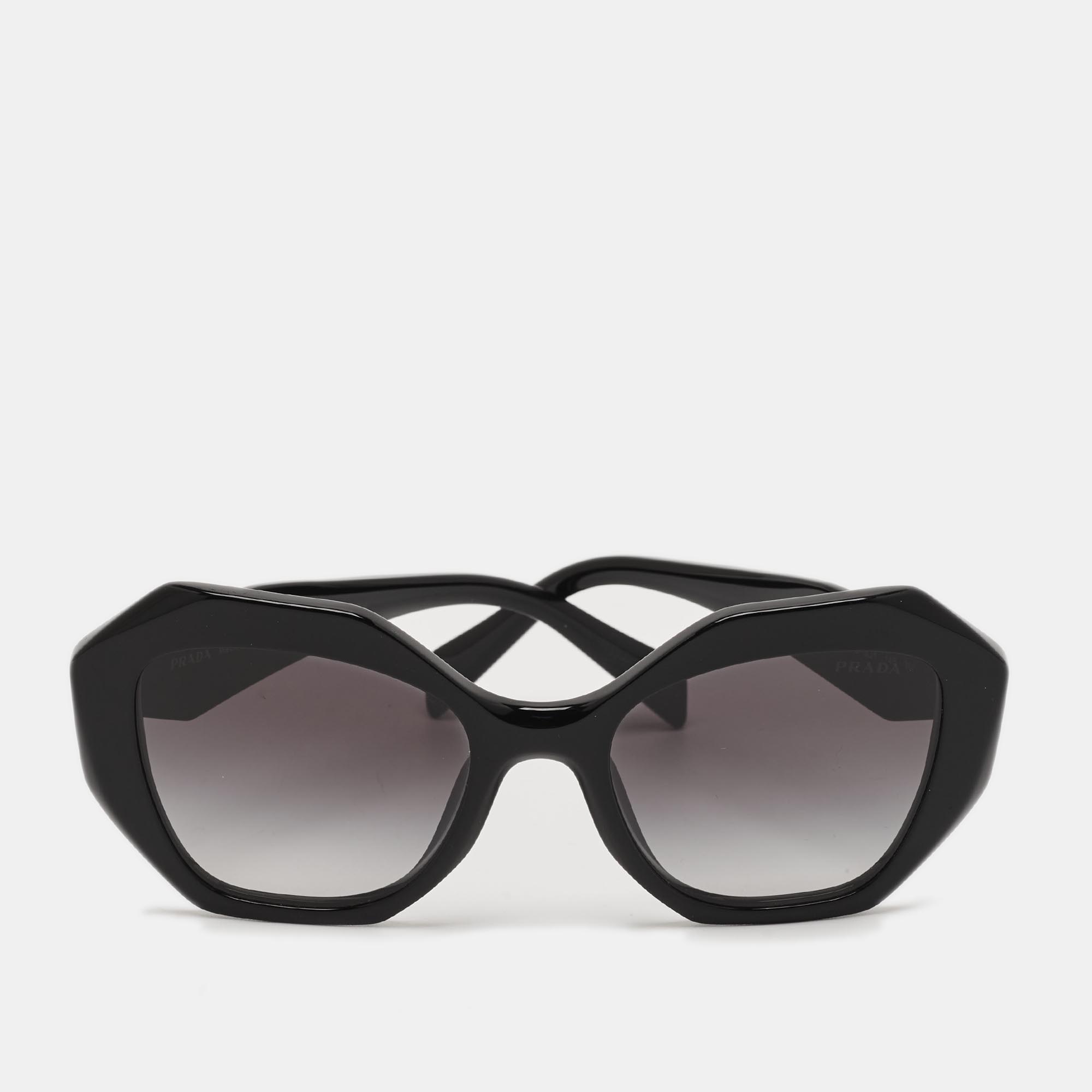 

Prada Black Gradient SPR 16W Frame Cat Eye Sunglasses