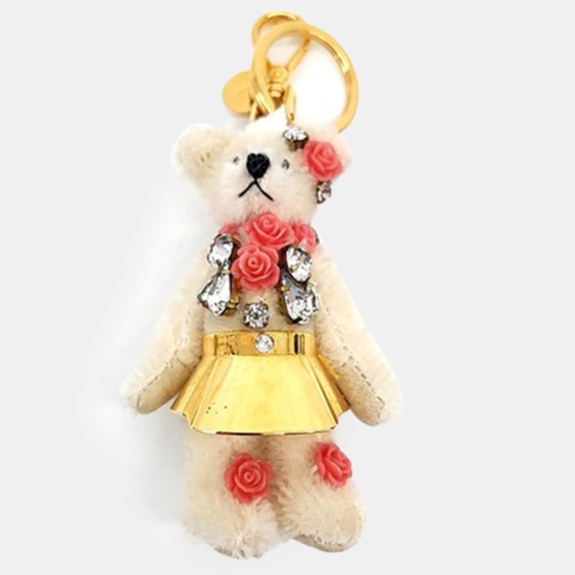 

Prada Bear Keyring and Bag Charm, Multicolor