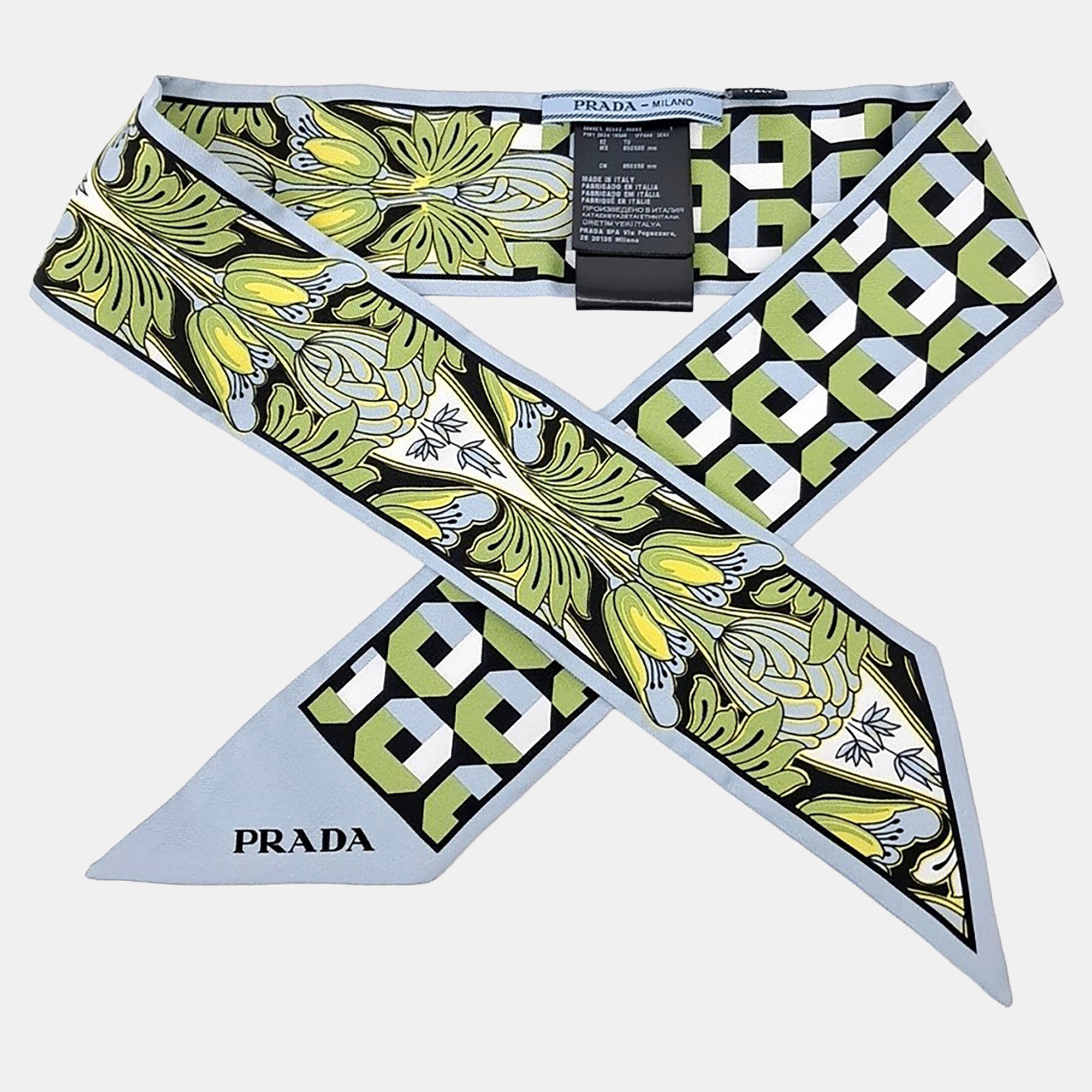 

Prada Multicolor silk Twilly