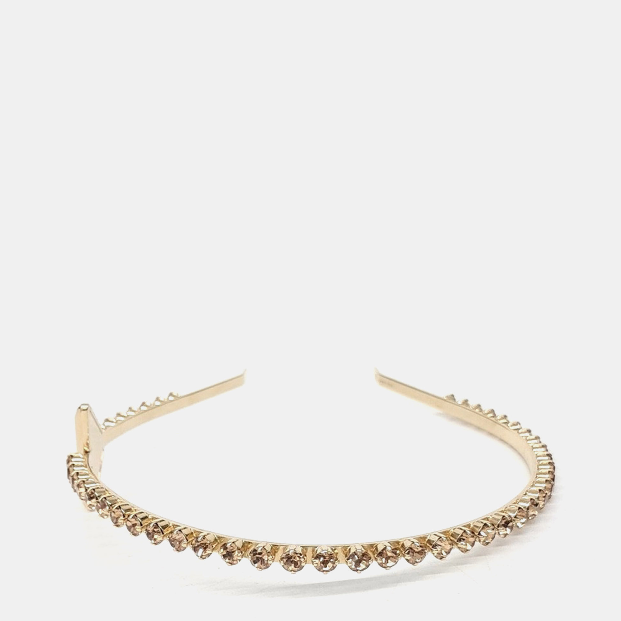 Prada Gold Tone Hairband