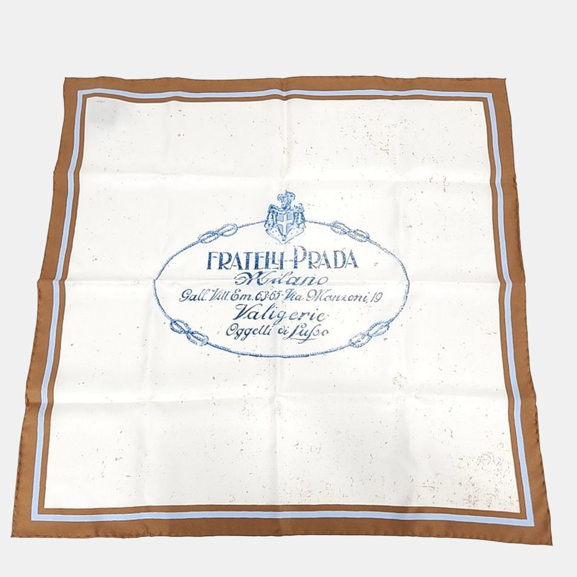 Prada silk scarf