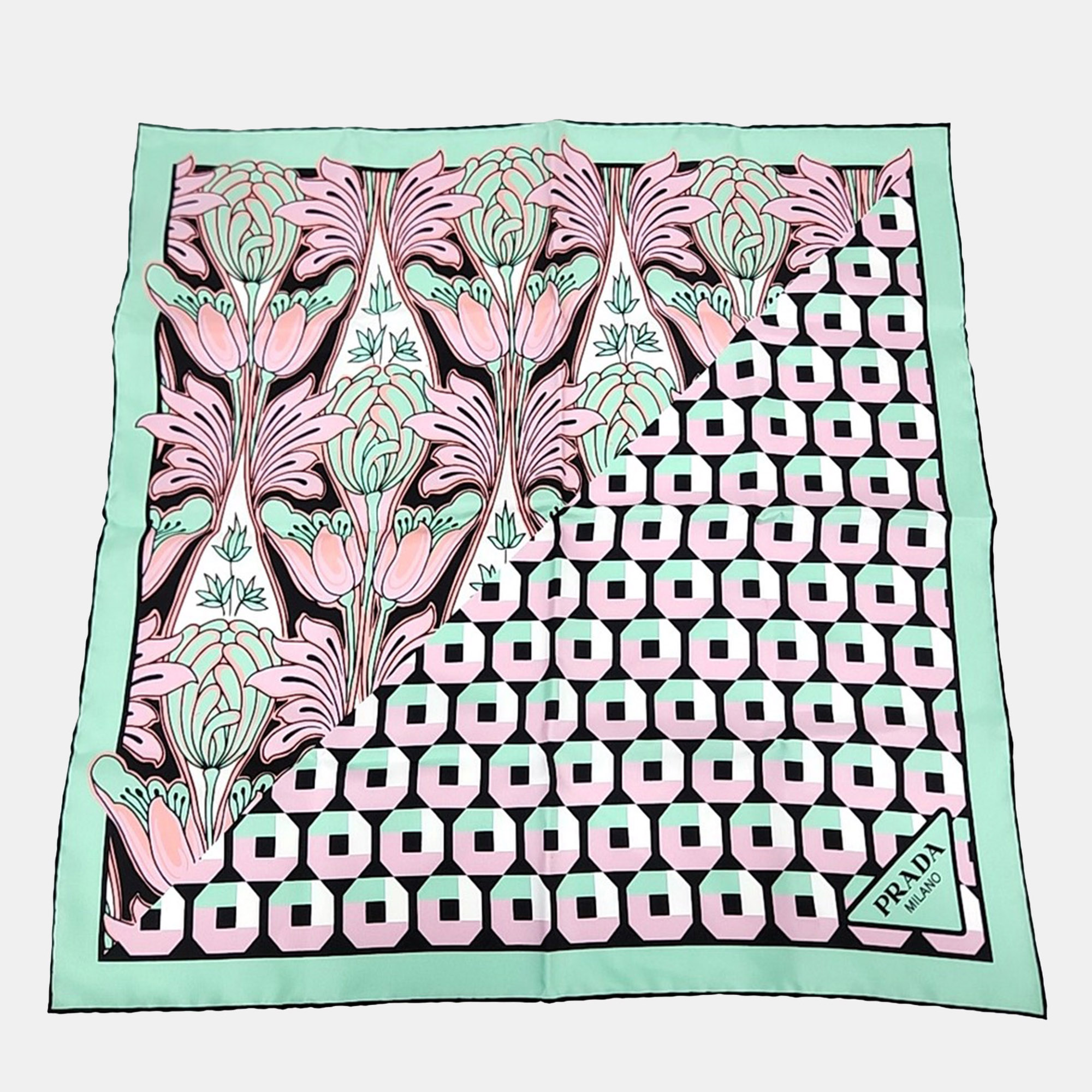 Prada silk scarf