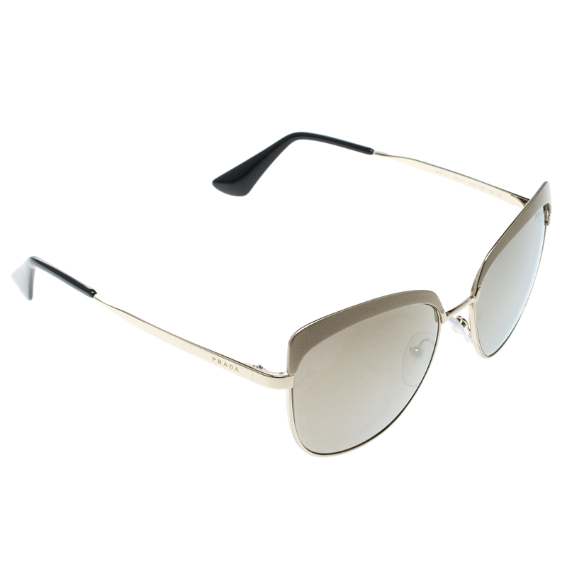 Gold SPR51T Sabbiato Cat Eye Sunglasses 
