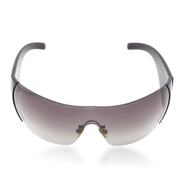 prada shield sunglasses with triangle logo
